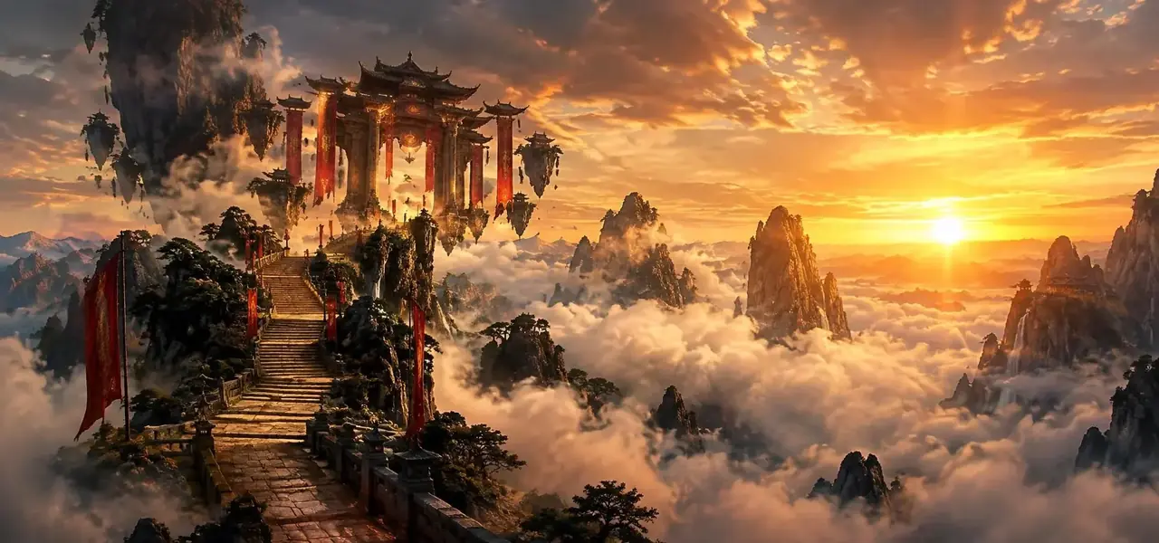 青柠短剧《逆袭：九重天阙》横幅剧照